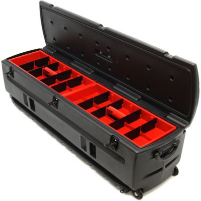 Image showing  5.08 cu. ft. Portable Rolling Tool Box/Gun Case with Slide Bracket for SUVs, Vans, Pickup Trucks, and More, Black