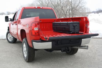 Image showing  5.08 cu. ft. Portable Rolling Tool Box/Gun Case with Slide Bracket for SUVs, Vans, Pickup Trucks, and More, Black