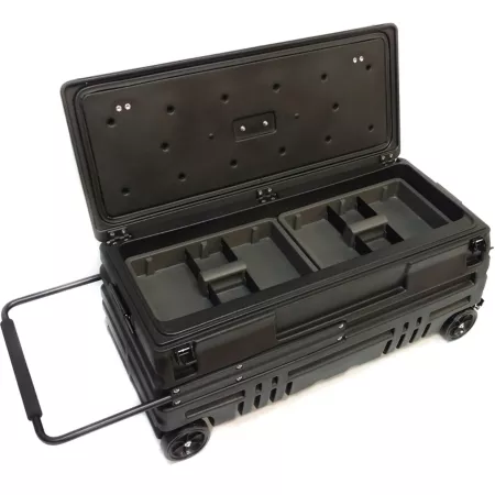 DU-HA 5.4 cu Squad Portable Lockable Storage Box for Vans/Jeeps/Various SUVs Black Manual Latch Storage Totes