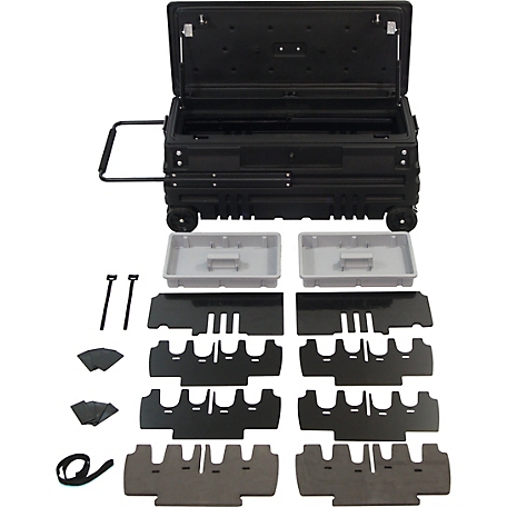 DU-HA Squad Box with Internal Latch - Portable and Lockable Storage for Pickup Trucks / Jeeps / Various SUV's -Black 70601