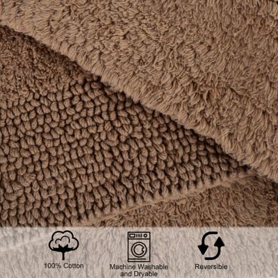 Image showing  Cotton Shower Bath Mats, 35 in. x 22 in., 2-Pack