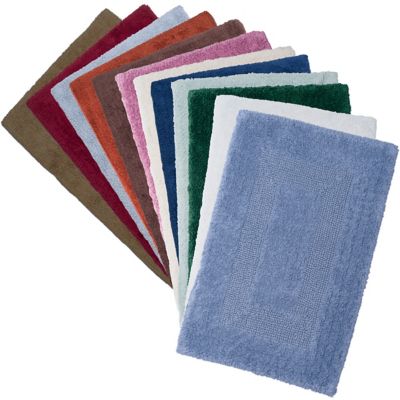 Image showing 5 th Lavish Home Cotton Shower Bath Mats, 35 in. x 22 in., 2-Pack