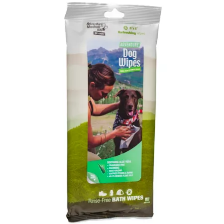 Adventure Medical Kits Adventure Dog Wipes Waterless Bath & Wipes