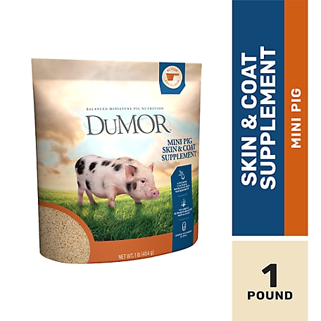 DuMOR Mini Pig Skin and Coat Supplement, 1 lb.