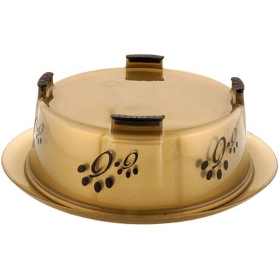 Image showing  Color Splash Designer Oval-Shaped Non-Skid Stainless Steel Fusion Pet Bowl, 1 pk., 52403