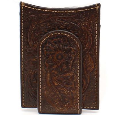 Ariat Floral Embossed Money Clip