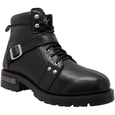 Ride Tecs Men's Leather Biker Boots, Black, 6 in. Best boots I have owned