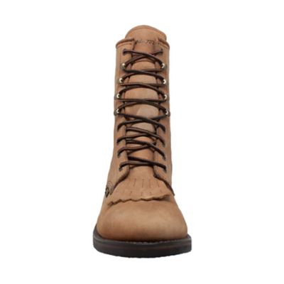 Image showing 2 th AdTec Men's Soft Toe Packer Durable Work Boots, Brown, 8 in.