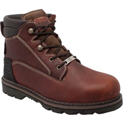 AdTec Men's Steel Toe Work Boots, Brown, 6 in., 9400-W130