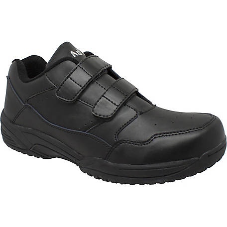 AdTec Men's 3 in. Velcro Uniform Athletic Work Shoes, White, 9633-XW130 ...