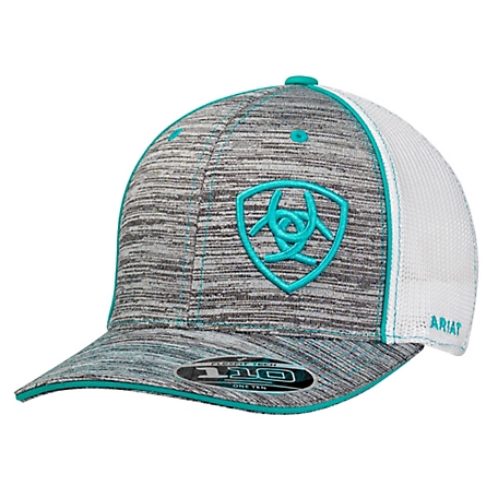 Ariat Men's Flex Fit 110 Shield Baseball Cap with Offset Logo