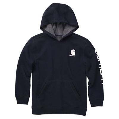 Carhartt Boys' Logo Hooded Sweatshirt