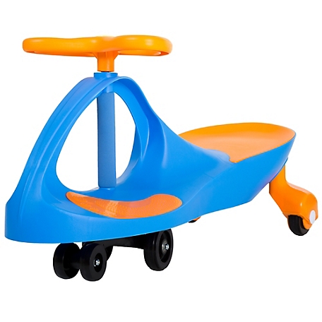 Lil' Rider Wiggle Car Ride-On Toy, Blue/Orange
