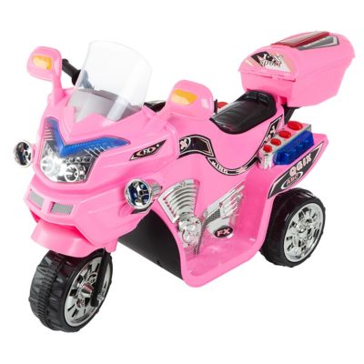 pink three wheel bike