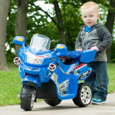 Image showing 5 th Lil' Rider 6V Rockin' Rollers 3-Wheel Battery-Powered FX Ride-On Sport Bike, Blue