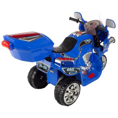 Image showing 7 th Lil' Rider 6V Rockin' Rollers 3-Wheel Battery-Powered FX Ride-On Sport Bike, Blue