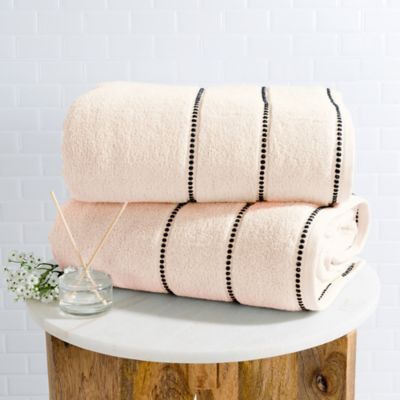 Lavish Home Luxury Cotton Bathroom Towel Set, 2 pc.