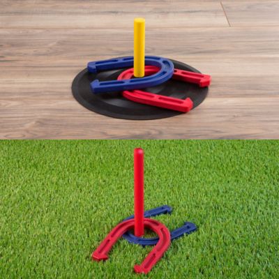 Image showing  Rubber Horseshoes Game Set