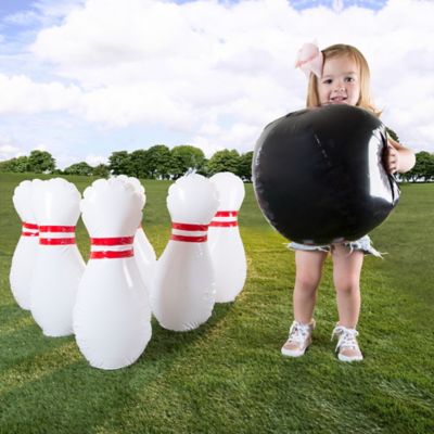 jumbo inflatable bowling set