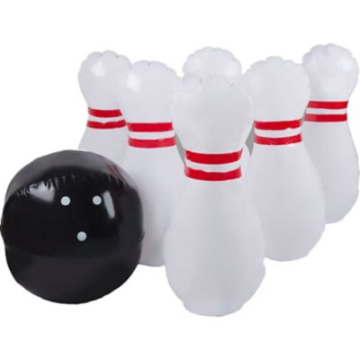 Image showing  Kids' Giant Inflatable Bowling Set
