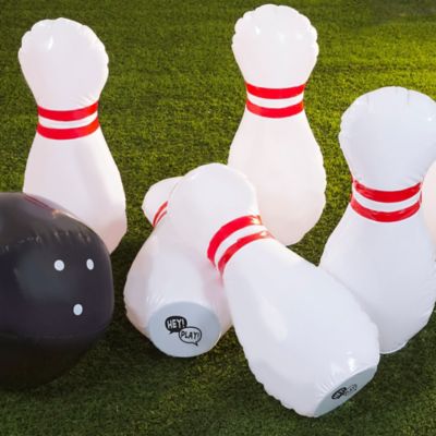 Image showing  Kids' Giant Inflatable Bowling Set