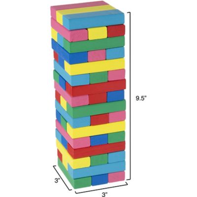 Image showing  Classic Wooden Blocks Stacking Game, 48 pc.