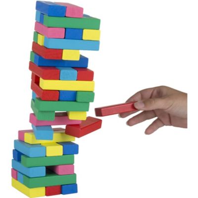 Image showing  Classic Wooden Blocks Stacking Game, 48 pc.