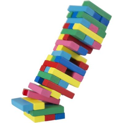 Image showing  Classic Wooden Blocks Stacking Game, 48 pc.