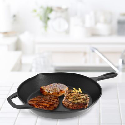 Classic Cuisine 12 in. Pre-Seasoned Cast-Iron Skillet