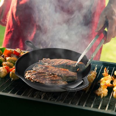 Image showing  12 in. Pre-Seasoned Cast-Iron Skillet