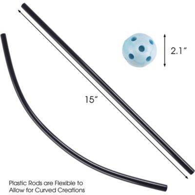 Image showing  Kids' 60 pc. Flexible Construction Fort Building Set