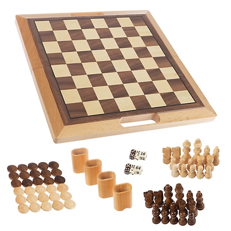 CHANEL Promotional Game Set - Chess, Checkers, Backgammon
