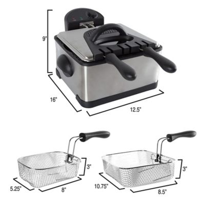Image showing  4 L Electric Deep Fryer, Silver