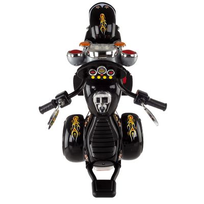 Image showing 5 th Lil' Rider 6V 3-Wheel Trike Chopper Motorcycle Ride-On Toy, Black