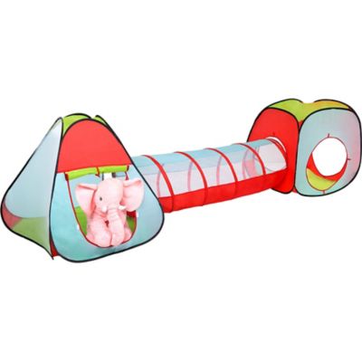 Image showing  Kids' Tent Cube and Tunnel Pop-Up Playhouse Hut