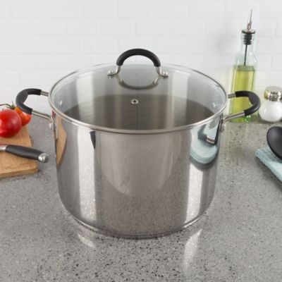 Classic Cuisine Large Stainless Steel Stockpot with Lid
