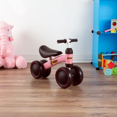Image showing  Mini Trike Ride-On with Easy Grip Handles, Enclosed-Wheels, No Pedals
