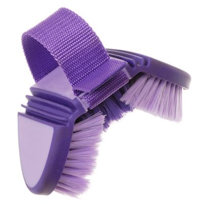 Image showing  Great Grips Flex Finishing Horse Brush, Purple
