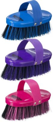 Tough-1 Assorted Medium Bristle Horse Body Brush Set