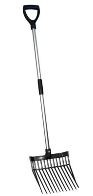 Tuff Stuff Heavy-Duty Square Barn Fork, Small, Black