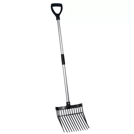 Tuff Stuff Heavy Duty Square Barn Fork Small Black Muck Forks & Scoops