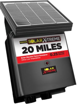 Image showing  0.25-Joule 20-Mile Solar-Powered Solar X-Treme Fence Energizer
