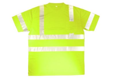 Cordova Men's Short-Sleeve Class 3 Cor-Brite Hi-Vis Shirt, Lime