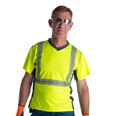 Image showing  Men's Class 2 Cor-Brite Ultralight Comfort Stretch T-Shirt, Lime