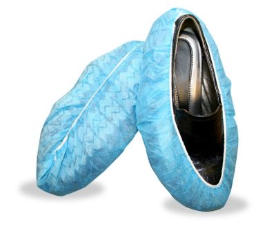 Cordova Blue Polypropylene Non-Skid Shoe Covers