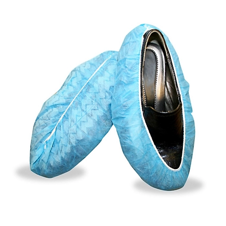Cordova Blue Polypropylene Non-Skid Shoe Covers