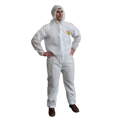 Cordova Men's White C-Max Coveralls with Hood