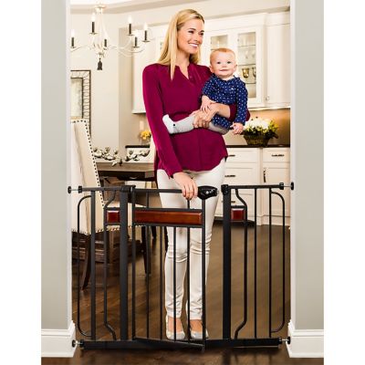 Regalo Home Accents Safety Pet Gate, 29 in. to 44 in., Black