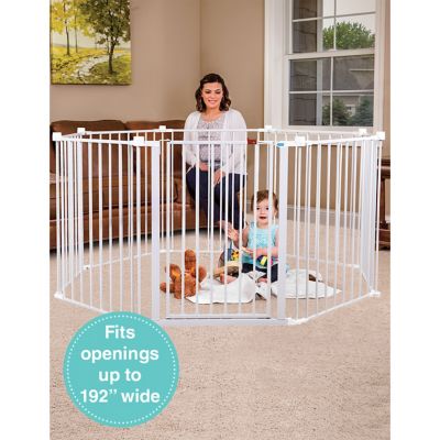 Regalo Super Wide Adjustable Pet Gate and Play Yard, 2-In-1, 192 in.