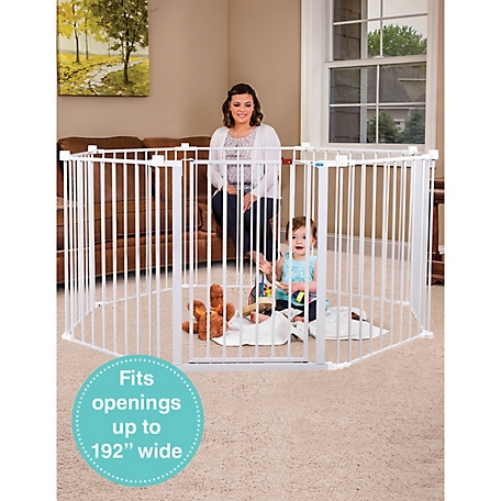 Regalo Super Wide Adjustable Pet Gate and Play Yard, 2-In-1, 192 in.